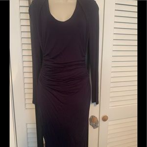 Venus XS Navy long bodycon dress